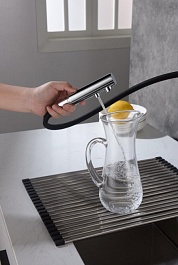 Timo Смеситель для кухни Saona 2356/00FL с выдвижной лейкой – фотография-5